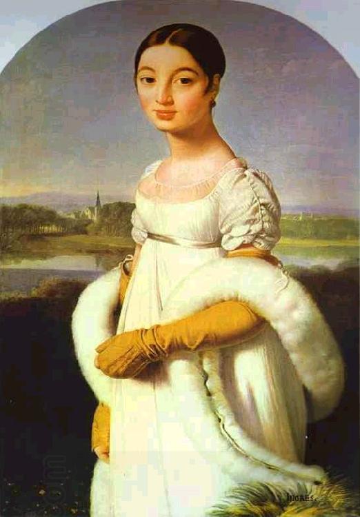 Jean Auguste Dominique Ingres Portrait of Mademoiselle Riviere. China oil painting art
